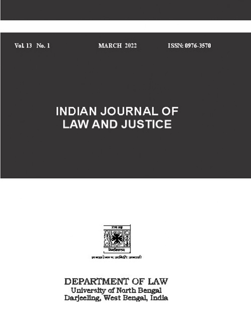 INDIAN JOURNAL OF LAW AND JUSTICE