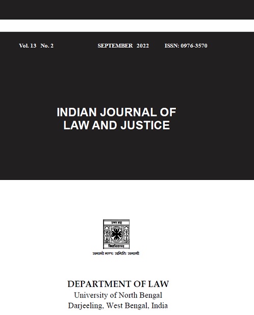 INDIAN JOURNAL OF LAW AND JUSTICE